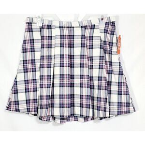 Wonder Nation Pleaded Plaid Skirt Girls Youth XXL (18) NWOT